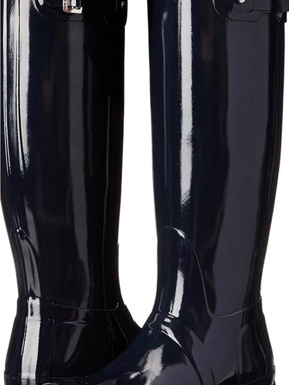 Hunter Tall Rain Boots glossy size 10
